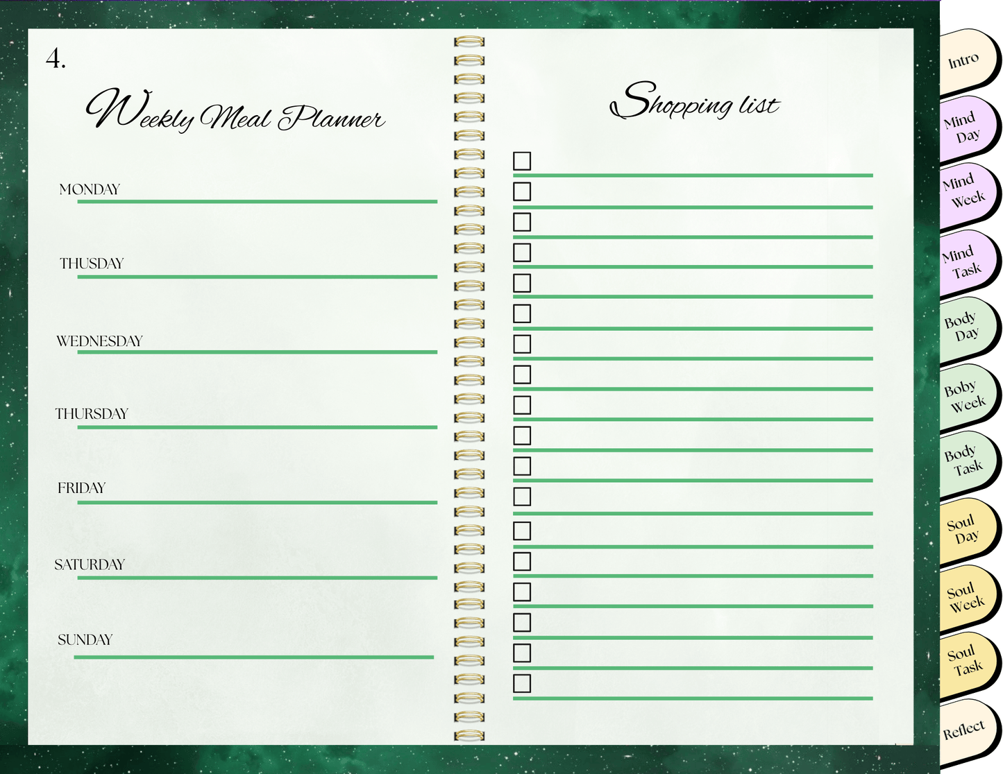 ✨ 75 Day Mind • Body • Soul Digital Journal